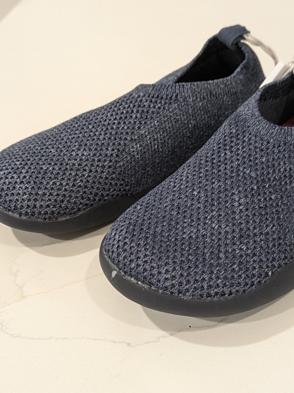 Zara Kids Navy Knit Slip-On Shoes - Picture 6 of 6